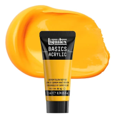 Liquitex Basics akrilfesték, 22 ml - 163, cadmium yellow deep hue akrilfesték