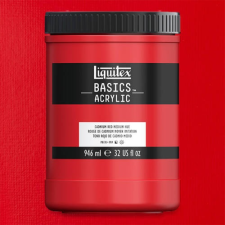 Liquitex Basics akrilfesték, 946 ml - 151, cadmium red medium hue akrilfesték