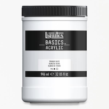 Liquitex Basics akrilfesték, 946 ml - 432, titanium white akrilfesték