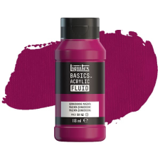 Liquitex Basics Fluid akrilfesték, 118 ml - 114, quinacridone magenta akrilfesték