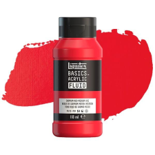 Liquitex Basics Fluid akrilfesték, 118 ml - 151, cadmium red medium hue akrilfesték
