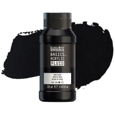 Liquitex Basics Fluid akrilfesték, 118 ml - 276, mars black akrilfesték