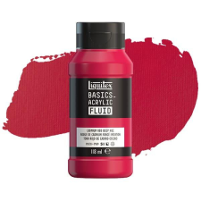 Liquitex Basics Fluid akrilfesték, 118 ml - 311, cadmium red deep hue akrilfesték