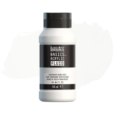 Liquitex Basics Fluid akrilfesték, 118 ml - 430, transparent mixing white akrilfesték
