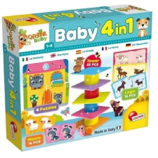 Lisciani Carotina baby 4 in 1 játék társasjáték