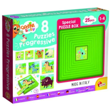 Lisciani Carotina baby progresszív puzzle - farm állatok puzzle, kirakós