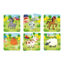 Lisciani Carotina baby puzzle - Háziállatok puzzle, kirakós