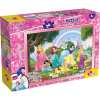 Lisciani Disney Hercegnők 2 az 1-ben maxi 24db-os puzzle és színező 70x50cm - Lisciani (304-74082)