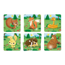 Lisciani Erdő 6x4 db-os baby puzzle - Carotina puzzle, kirakós