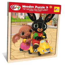 Lisciani Giochi Bing és barátai 9db-os fa keretes puzzle - Lisciani puzzle, kirakós