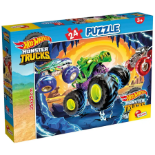 Lisciani Giochi Hot Wheels Monster trucks 24db-os puzzle 35x25cm - Lisciani puzzle, kirakós