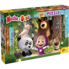 Lisciani Mása és a medve barátai 24db-os puzzle 50x35cm - Lisciani (452712) puzzle, kirakós