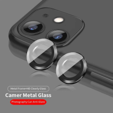 Lito Apple iPhone 11 Pro/11 Pro Max Lito S+ 3D Fém Kamera Védő Üvegfólia - Grafit mobiltelefon kellék