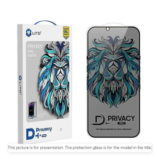 Lito Fólia iPhone 16 Pro Max készülékhez - Lito D+ Pro Privacy - Fekete mobiltelefon kellék