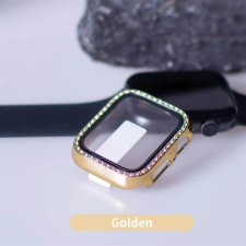 Lito iWatch 1/2/3 42mm Lito S+ Köves Üveg Előlap - Arany mobiltelefon kellék