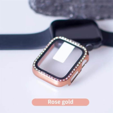 Lito iWatch 1/2/3 42mm Lito S+ Köves Üveg Előlap - Rose Gold mobiltelefon kellék