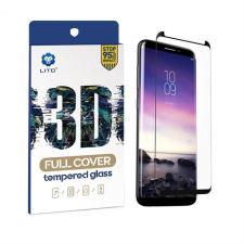 Lito Samsung A21s Lito 3D Curved Üvegfólia - Fekete mobiltelefon kellék