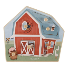 Little Dutch fa formabeillesztő puzzle - Little Farm puzzle, kirakós