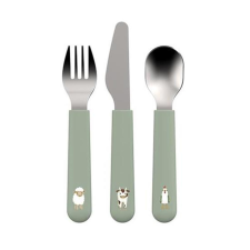Little Dutch gyerek evőeszköz készlet (3 db) - Little Farm babaétkészlet