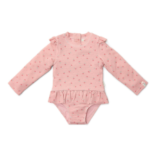 Little Dutch hosszú ujjú fürdőruha Sunny Flowers Blush - 86/92 gyerek fürdőruha