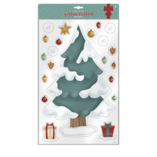  Little Dutch karácsonyi ablak matrica - karácsonyfa kreatív és készségfejlesztő
