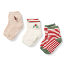 Little Dutch - Karácsonyi mintás gyerek zokni (3 pár) - 3-as méret gyerek zokni