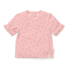  Little Dutch rövid ujjú úszó póló Sunny Flowers Blush - 86/92