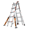 LITTLE GIANT Multi-position Ladder Conquest All-Terrain M22, 4x5 Steps, Aluminium, Little Giant