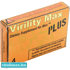 LIVE FOUR SYSTEM KFT. Virility Max PLUS potencianövelő - 4 db kapszula potencianövelő