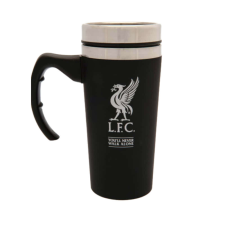 Liverpool termosz utazó bögre+fogó fekete bögrék, csészék