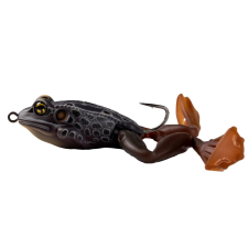 LIVETARGET THE ULTIMATE FROG STRIDE BAIT BLACK / BLACK 63 MM 28 G horgászkiegészítő
