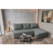  Lívia sarokkanapé elragadó óezüst szövettel 200x135cm-es fekvőfelülettel bútor