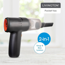 Livington PocketVac hordozható kéziporszívó, M37601 porszívó