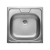 LIVINOX Panel mosogató 48x48 1 1/2" középső csaplyukkal, natúr