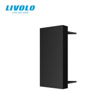 LIVOLO C7BLAB LIVOLO vakfedél, takaró aljzat, kábelkivezető, fekete kábel és adapter