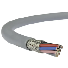  LiYCY 12x0,34 500V Elektronikai vezérlőkábel árnyékolt, szürke villanyszerelés