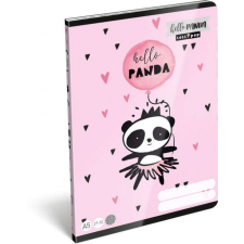 Lizzy Card A/5 kockás füzet 27-32 Panda minta füzet