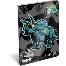 Lizzy Card Dino Cool FSC A5 40 lapos tűzött lecke füzet 22971999 19112 füzet