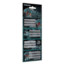 Lizzy Card Füzetcímke LIZZY CARD 12 címke/csomag DINO Cool Boss füzetcímke
