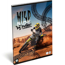Lizzy Card KBK - Wild Ride Motoros Füzet - Kockás - A4 füzet