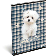 Lizzy Card Kutyás vonalas füzet A4 - Paw Some füzet