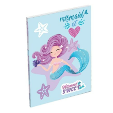 Lizzy Card Notesz LIZZY CARD A/7 papírfedeles Mermaid Sweet füzet