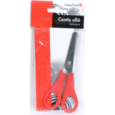 Lizzy Card olló Centis 13 cm piros olló