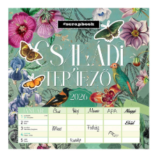 Lizzy Trade Kft. Bizományos Lizzy Falinaptár lemez nagy 2026 Anyu tervezője Scrapbook Style határidőnapló