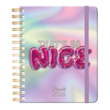 Lizzy Trade Kft. Bizományos Lizzy Planall Spirál heti tervező, Midi 2026 NICE határidőnapló