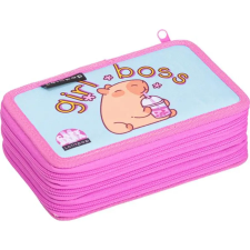 Lizzysuli Tolltartó, 3 emeletes, cipzáras, LIZZYSULI, "Lollipop Capybara" tolltartó