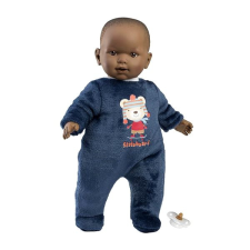 Llorens 14247 Baby Zareb - élethű játékbaba puha szövet testtel - 42 cm élethű baba