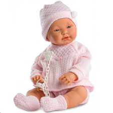 Llorens Csecsemő lány baba rózsaszín ruhában 45cm (45024) (45024) - Llorens babák baba