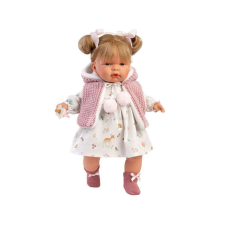 Llorens : Joelle 38cm-es baba hanggal ozikés ruhában baba