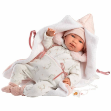 Llorens : Tina újszülött 44 cm-es síró baba takaróval baba